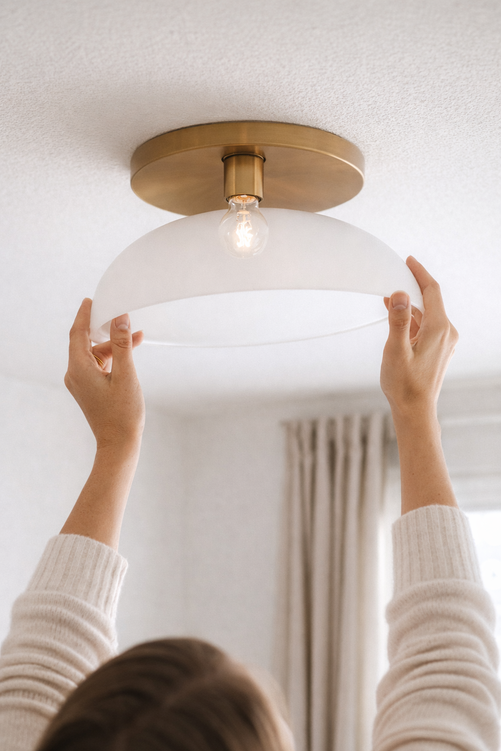 How to Install a Ceiling Light | Easy DIY Bathroom Lighting Upgrade
